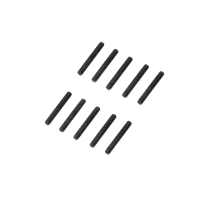 LOS-3961 - Set Screw. M5 x 35mm Flat Point. STL