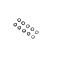 LOS-3964 - Unterlegscheibe. 3.2 mm x 7.0 mm x 0.5 mm. STL