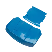 LOS-4007 - Karosserieteile. Motorhaube und Dach. Metallic-Blau: 5IVE-T 3.0