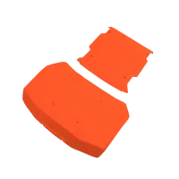 LOS-4008 - Karosserieteil. Motorhaube und Dach. leuchtend orange: 5IVE-T 3.0