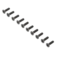 LOS-4014 - Flat Head Screws. M4 x 12mm STL