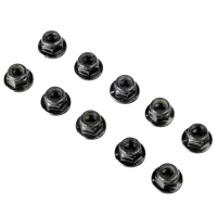LOS-4030 - Nylock-Mutter mit Flansch. M6 STL