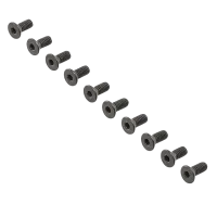 LOS-4031 - Flat Head Screws. M4 x 10mm STL