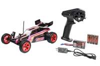LOS01020T3 - Losi mini JRX2 2WD Buggy Brushed RTR Black 1:16
