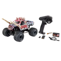LOS01026T4 - Losi Mini LMT Zombie 2S 4X4 RTR Brushed Monster Truck red 1:18