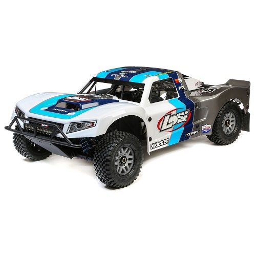 LOS05014V2T1 - Losi 5IVE-T 2.0 V2 4WD SCT Gas 1:5 - BND: Gray_Blue_White LOS05014V2T1