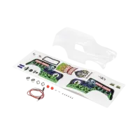 LOS210045 - Body Set. Grave Digger. Clear: Mini LMT