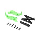 LOS211045 - Wheelie Bar Set. Green: Mini LMT