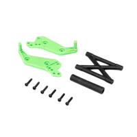 LOS211045 - Wheelie Bar Set. Green: Mini LMT