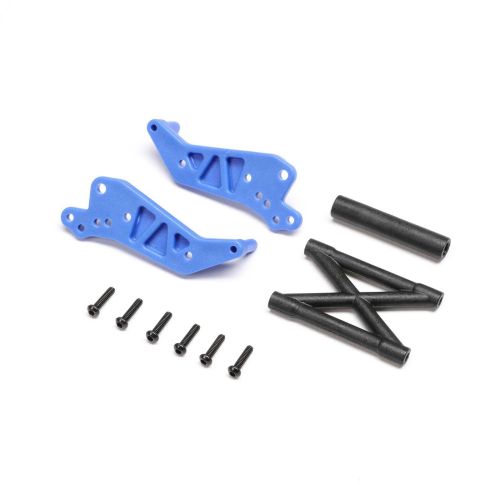 LOS211046 - Wheelie Bar Set. Blue: Mini LMT LOSI LOS211046