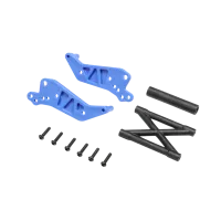LOS211046 - Wheelie Bar Set. Blue: Mini LMT