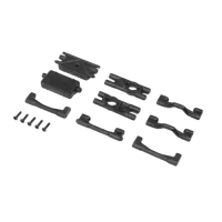 LOS211047 - Chassis Cross Brace Set: Mini LMT