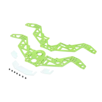 LOS211052 - Chassis Plate Set. Green: Mini LMT