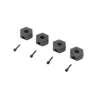 LOS212050 - 12mm Wheel Hex and Screwpin (4): Mini LMT