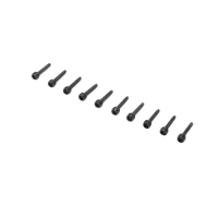LOS212051 - 12mm Wheel hex Screwpins (10): Mini LMT