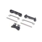 LOS214009 - Rear Pivots & Bumper: Mini-T 2.0