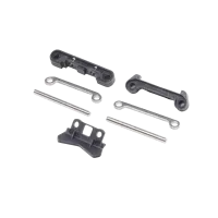 LOS214009 - Rear Pivots & Bumper: Mini-T 2.0
