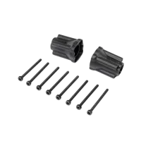 LOS214043 - Rear Axle Mount Set. 0 deg: Mini LMT
