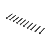 LOS215007 - Button Head Screws. M2x14mm (10)