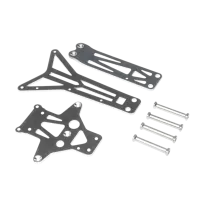 LOS230105 - Top Chassis Brace and Standoffs. Front_Rear: RZR Rey