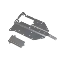 LOS231097 - Chassis w_Motor Cover Plate: Hammer Rey