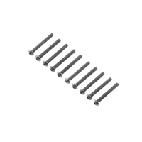 LOS235024 - Button Head Screws M3x25mm (10)
