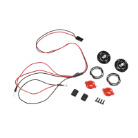 LOS240015 - Front LED Headlight Set. Grave Digger: LMT