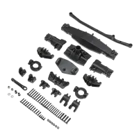 LOS242031 - Axle Housing Set Complete. Front: LMT