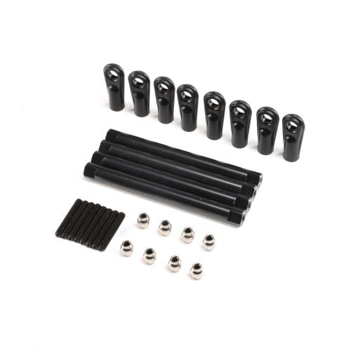 LOS244009 - Upper 4-link bar set (4): LMT LOSI LOS244009