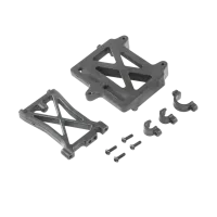 LOS252060 - ESC Mount Plate. Standoff & Clamps: DBXL-E