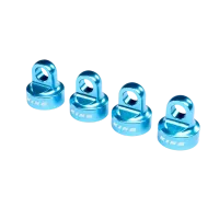 LOS253031 - Shock Cap Set. Aluminum. King Blue: SBR 2.0