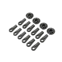 LOS254034 - Shock and Rod Ends. Spring Cups (12): Super Baja Rey
