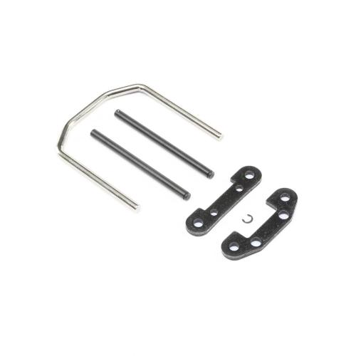 LOS254048 - Front Hinge Pin and Brace Set: Super Baja Rey LOSI LOS254048