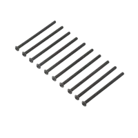 LOS255013 - Button Head Screws. Steel. Black Oxide. M4 x 65mm (10)