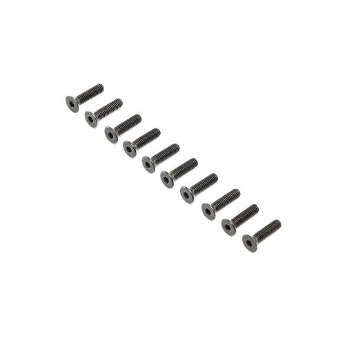 LOS255017 - Flat Head Screws. Stl. BO. M4 x 16mm (10) LOSI LOS255017