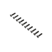 LOS255017 - Flat Head Screws. Stl. BO. M4 x 16mm (10)