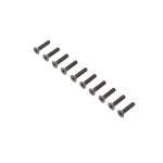 LOS255020 - Flat Head Screws. Steel. Black Oxide. M4 x 18mm (10)