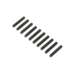 LOS255022 - Set Screws. Steel. Black Oxide. Flat Point. M5 x 30mm (10)