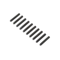 LOS255022 - Set Screws. Steel. Black Oxide. Flat Point. M5 x 30mm (10)