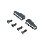 LOS311008 - Servo Mount Set. Aluminum: Mini-T 2.0