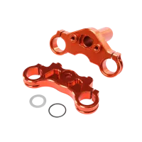LOS364004 - Aluminum Triple Clamp Set. Orange: PM-MX