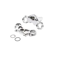 LOS364006 - Aluminum Triple Clamp Set. Silver: PM-MX