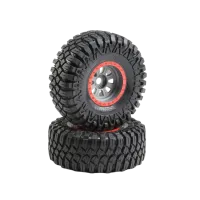 LOS45029 - 1_6 Maxxis Creepy Crawler LT Front_Rear 3.6 Pre-Mounted Tires. 20mm Hex (2): Super Rock Rey
