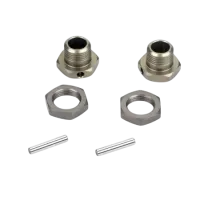 LOSA3530 - Wheel Hexes (Pr) Hard Anodized: 8B.8T