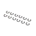 LOSA6106 - E-Clips. 4mm (12): 8X. 8XE