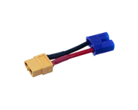LPAA800142 - Li-Polar Adapterkabel XT60 Buchse _ EC3 Stecker