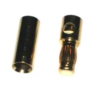 LPAA800384 - Li-Polar 6mm Goldkontakt Stecker & Buchse S (1 Paar)