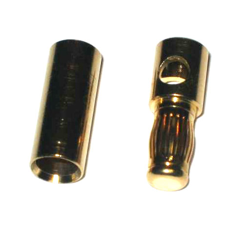 LPAA800384 - Li-Polar 6mm Goldkontakt Stecker & Buchse S freakware LPAA800384
