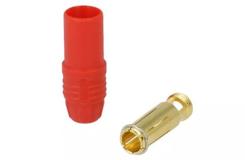 LPAA800396 - Li-Polar 7 mm Gold AS150 - 150A - Buchse rot LPAA800396