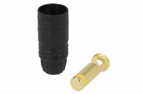 LPAA800399 - Li-Polar 7 mm Anti-Blitz Gold AS150 - 150A - Stecker schwarz LPAA800399